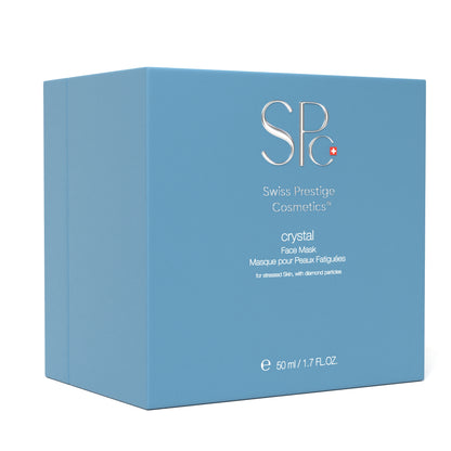 crystal Face Mask - for stressed skin, with diamond particles